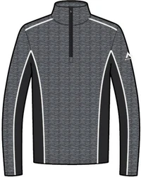 McKINLEY Rollkragenpullover He.-Funktions-Shirt Hero II MELANGE/SCHWARZE NACHT