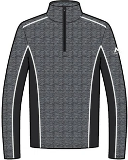 McKINLEY Rollkragenpullover He.-Funktions-Shirt Hero II MELANGE/SCHWARZE NACHT McKINLEY Rollkragenpullover He.-Funktions-Shirt Hero II MELANGE/SCHWARZE NACHT