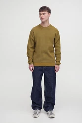 !Solid Pullover SDHAMI Dunkelgrün/Khaki/Gelb