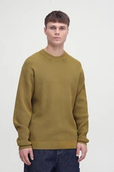 !Solid Pullover SDHAMI Dunkelgrün/Khaki/Gelb