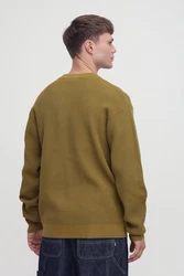 !Solid Pullover SDHAMI Dunkelgrün/Khaki/Gelb