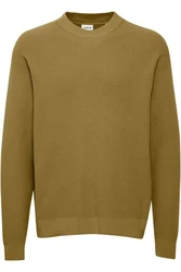 !Solid Pullover SDHAMI Dunkelgrün/Khaki/Gelb