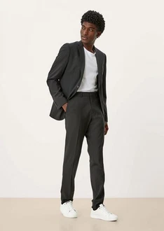 s.Oliver BLACK LABEL Stoffhose Slim Fit 