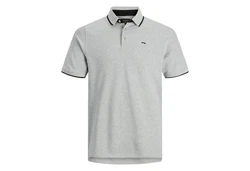 Jack & Jones Poloshirt JJEPAULOS 2er Pack Khaki/Grau/Beige/Braun