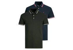Jack & Jones Poloshirt JJEPAULOS 2er Pack Dunkelgrün/Grün