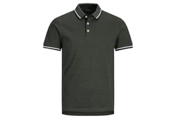 Jack & Jones Poloshirt JJEPAULOS 2er Pack Dunkelgrün/Grün