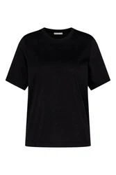Drykorn Kurzarmhemd Basic Shirt Kirani Slim Fit Schwarz/Braun