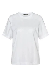 Drykorn Kurzarmhemd Basic Shirt Kirani Slim Fit Weiß/Creme/Grau