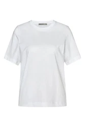 Drykorn Kurzarmhemd Basic Shirt Kirani Slim Fit Weiß/Creme/Grau