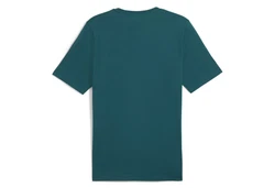 PUMA T-Shirt ESS+ Essentials 2 Col Logo Tee (586759) Grün/Türkis/Dunkelgrün/Lila