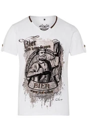Trachtenshirt Trachtenshirt Herren - BIER VERSTEHT - wei