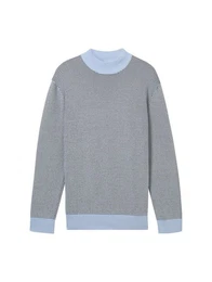 Strickpullover Strickpullover mit Stehkragen