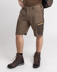 Pinewood Trekkingshorts FINNVEDEN TRAIL HYBRID SHORTS Khaki/Braun/Dunkelgrün