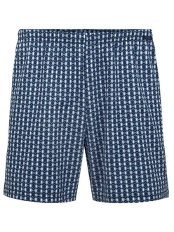Calida Prints Herren Shorts Blau/Dunkelblau