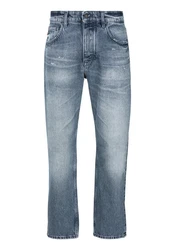 BOSS ORANGE Straight-Jeans TROY BO-BF Blau/Grau/Hellblau