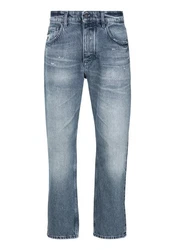 BOSS ORANGE Straight-Jeans TROY BO-BF Blau/Grau/Hellblau
