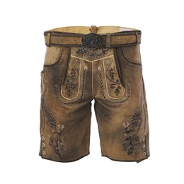 Trachtenlederhose Kurze Lederhose Leopold