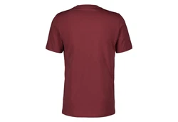 Scott T-Shirt Icon mit großem Logoprint Dunkelrot/Rot