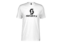 Scott T-Shirt Icon mit großem Logoprint Weiß/Silber