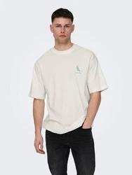 ONLY & SONS T-Shirt 2er-Set Kurzarm locker geschnitten Rundhals (7732) Blau/Schwarz (7732)