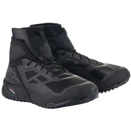 CR-1 Motorradschuhe schwarz / dunkelgrau Motorradstiefel (Packung, Antistatische und l- und Benzinfeste Sohle)
