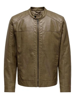 Only & Sons Jacke Mike Racer Jacket braun Only & Sons Jacke Mike Racer Jacket braun