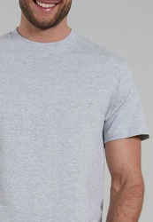 GTZBURG T-Shirt California (4-tlg) Grau/Hellgrau