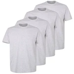GTZBURG T-Shirt California (4-tlg) Grau/Hellgrau
