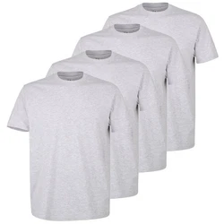 GTZBURG T-Shirt California (4-tlg) Grau/Hellgrau