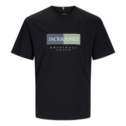 Jack & Jones Print-Shirt Jorfrederiksberg Box T-Shirt saphir/pastellgrün/schwarz/weiß