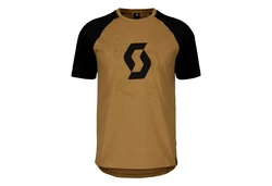 Scott T-Shirt Icon Raglan Braun/Gelb
