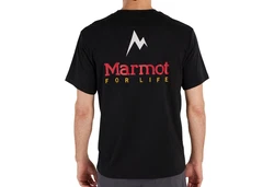 Marmot T-Shirt Marmot for Life SS T-Shirt Schwarz/Dunkelblau