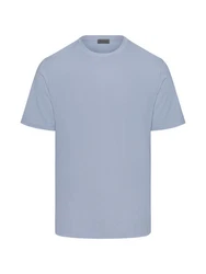 Hanro T-Shirt Living Shirts Blau/Hellblau