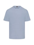 Hanro T-Shirt Living Shirts Blau/Hellblau