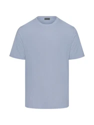 Hanro T-Shirt Living Shirts Blau/Hellblau