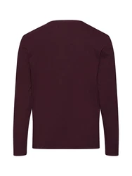 Hanro Longsleeve Living Shirts Dunkelrot/Lila/Bordeaux