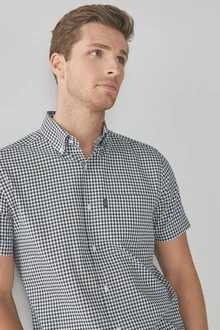 Next Langarmhemd Pflegeleichtes Button-Down-Oxford-Hemd Schwarz/Dunkelblau/Dunkelgrau Next Langarmhemd Pflegeleichtes Button-Down-Oxford-Hemd Schwarz/Dunkelblau/Dunkelgrau