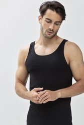 Mey Unterziehshirt Serie Dry Cotton Uni Schwarz/Rot
