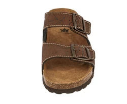 Lico Natural Elefo Pantolette Braun/Dunkelbraun/Beige