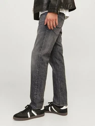 Jack & Jones Straight Jeans dunkelgrau
