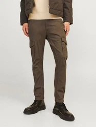 JACK & JONES JJIPAUL JJFLAKE AKM 542 Hose Khaki/Dunkelgrün
