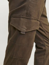 JACK & JONES JJIPAUL JJFLAKE AKM 542 Hose Khaki/Dunkelgrün