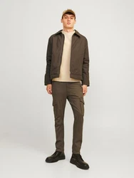 JACK & JONES JJIPAUL JJFLAKE AKM 542 Hose Khaki/Dunkelgrün