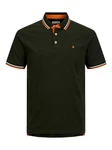 Jack & Jones Poloshirt JJEPAULOS POLO SS NOOS Dunkelgrün/Grün Jack & Jones Poloshirt JJEPAULOS POLO SS NOOS Dunkelgrün/Grün