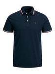 Jack & Jones Poloshirt JJEPAULOS POLO SS NOOS Dunkelblau