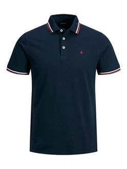 Jack & Jones Poloshirt JJEPAULOS POLO SS NOOS Dunkelblau Jack & Jones Poloshirt JJEPAULOS POLO SS NOOS Dunkelblau