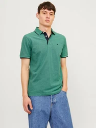 Jack & Jones Poloshirt JJEPAULOS POLO SS NOOS Grün (3613)