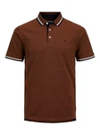 Jack & Jones Poloshirt JJEPAULOS POLO SS NOOS Orange/Braun/Dunkelbraun Jack & Jones Poloshirt JJEPAULOS POLO SS NOOS Orange/Braun/Dunkelbraun
