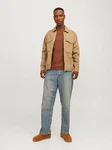 Jack & Jones Rundhalspullover JJEHILL KNIT CREW NECK NOOS Braun/Beige/Khaki