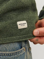 Jack & Jones Rundhalspullover JJEHILL KNIT CREW NECK NOOS 